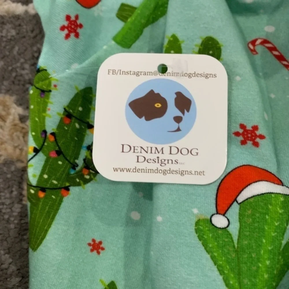 NWT CHRISTMAS CACTUS PJ SIZE XL Pet‎ Clothes